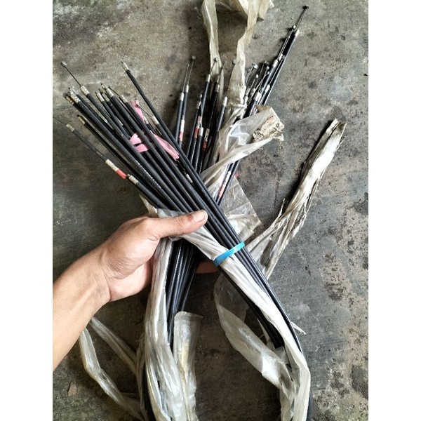 KABEL CHOKE KOLOR CHOKE YAMAHA L2G L2S YB100 ORIGINAL NOS JAPAN