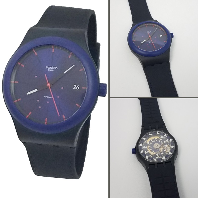 SWATCH SUTN403 Automatic - Jam Tangan Pria Matic Original