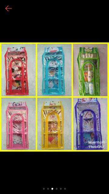 Rak Obat Resleting/rak Kosmetik Resleting Karakter