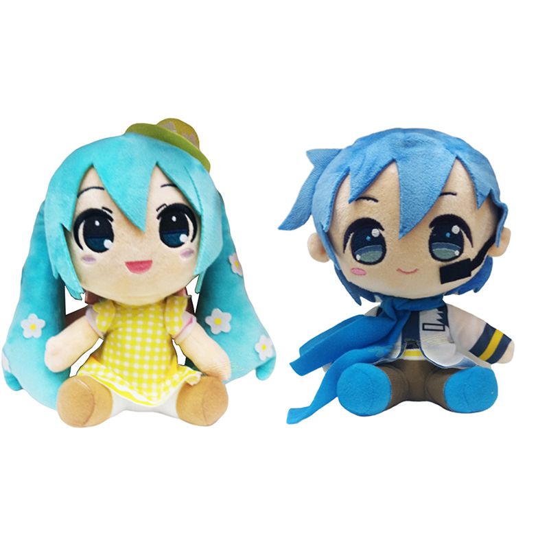 25cm Hatsune Miku Anime Figure Boneka Plush Toys Cartoon Stuffed Dolls Cute Soft Kids Girls Gift Mainan