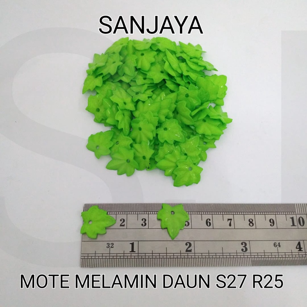 MOTE MELAMIN / MANIK DAUN / MANIK MELAMIN DAUN / MOTE MELAMIN DAUN S27 R25