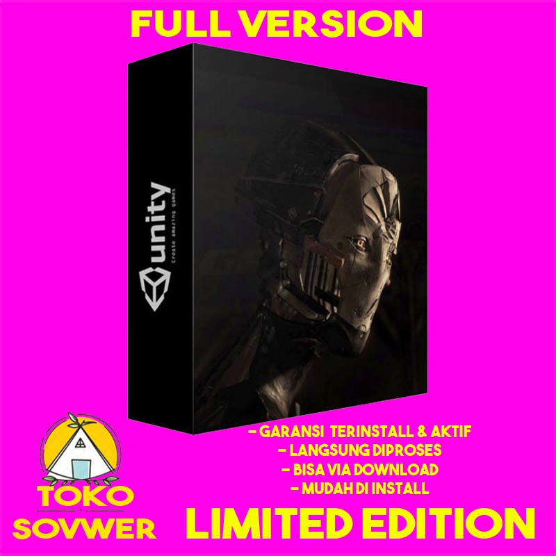 Unity Pro 2019 Game Engine Software FULL VERSION GARANSI AKTIF