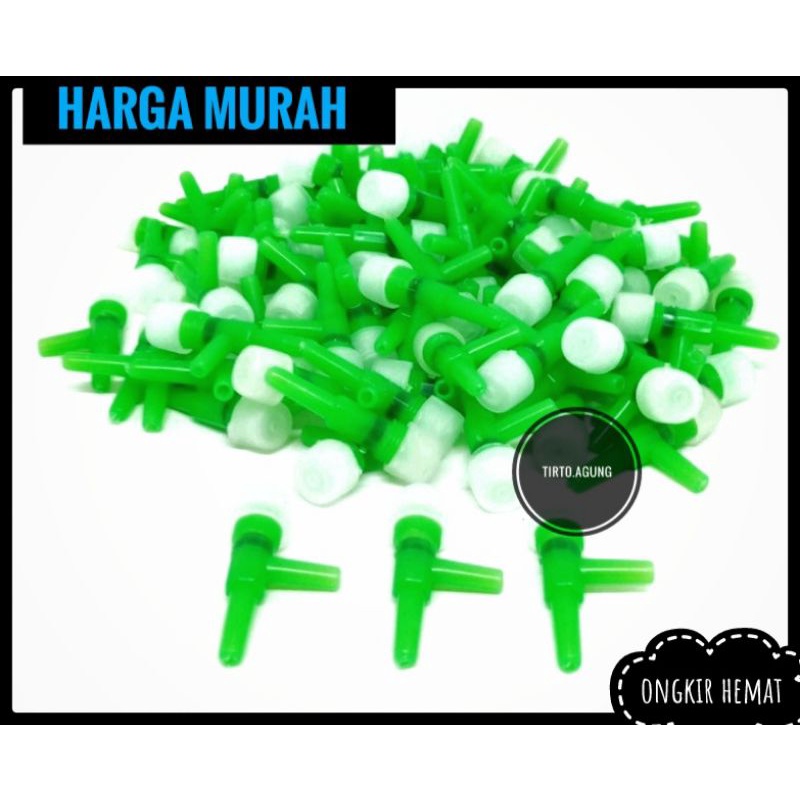 KRAN MULTI aerator udara oksigen airpump untuk aquarium aquascape keran putar 1 way  uk. 3/16