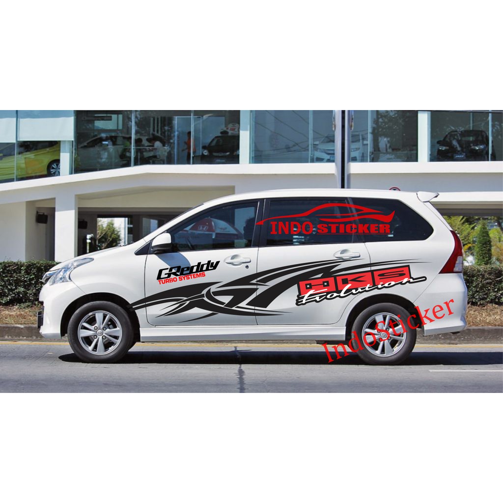 Sticker Mobil Ertiga Sigra Cutting Stiker Mobil Greddy Avanza