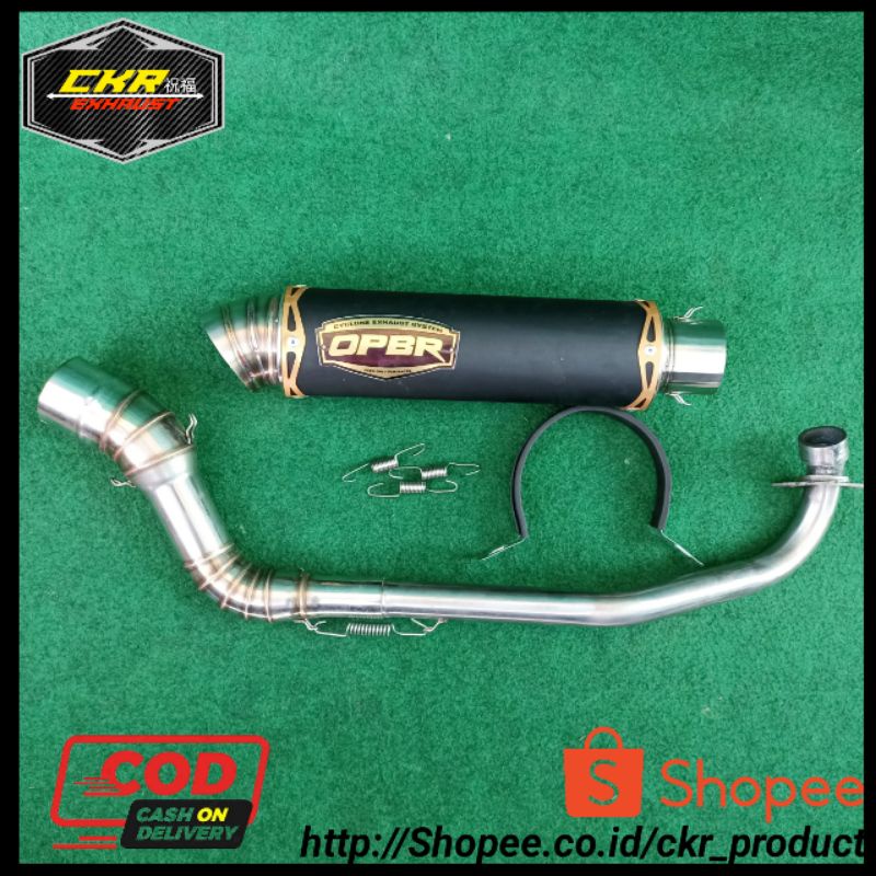 Knalpot OPBR /Ekzos OPBR pnp Ex5/Ego/Nouvo/Wave/Dash/Kriss 110/Sym 110