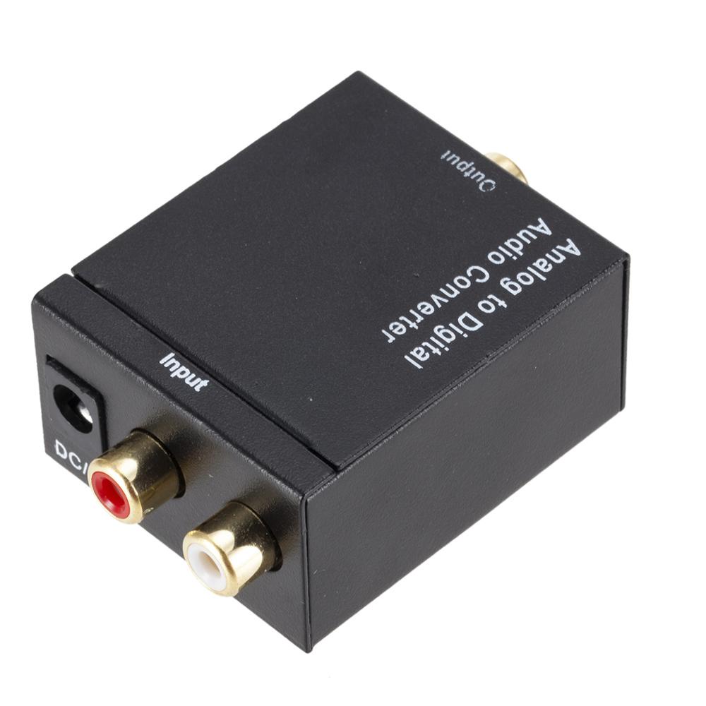 Audio Converter Analog RCA to Digital Optical Coaxial Toslink