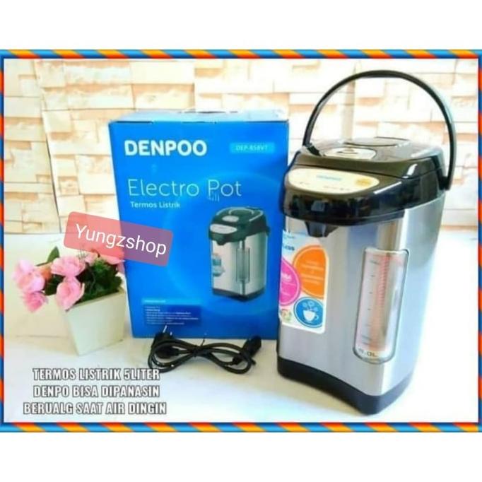 THERMOS AIR PANAS LISTRIK TERMOS DENPOO DEP 858VT ELECTRIC POT SGD65465DE