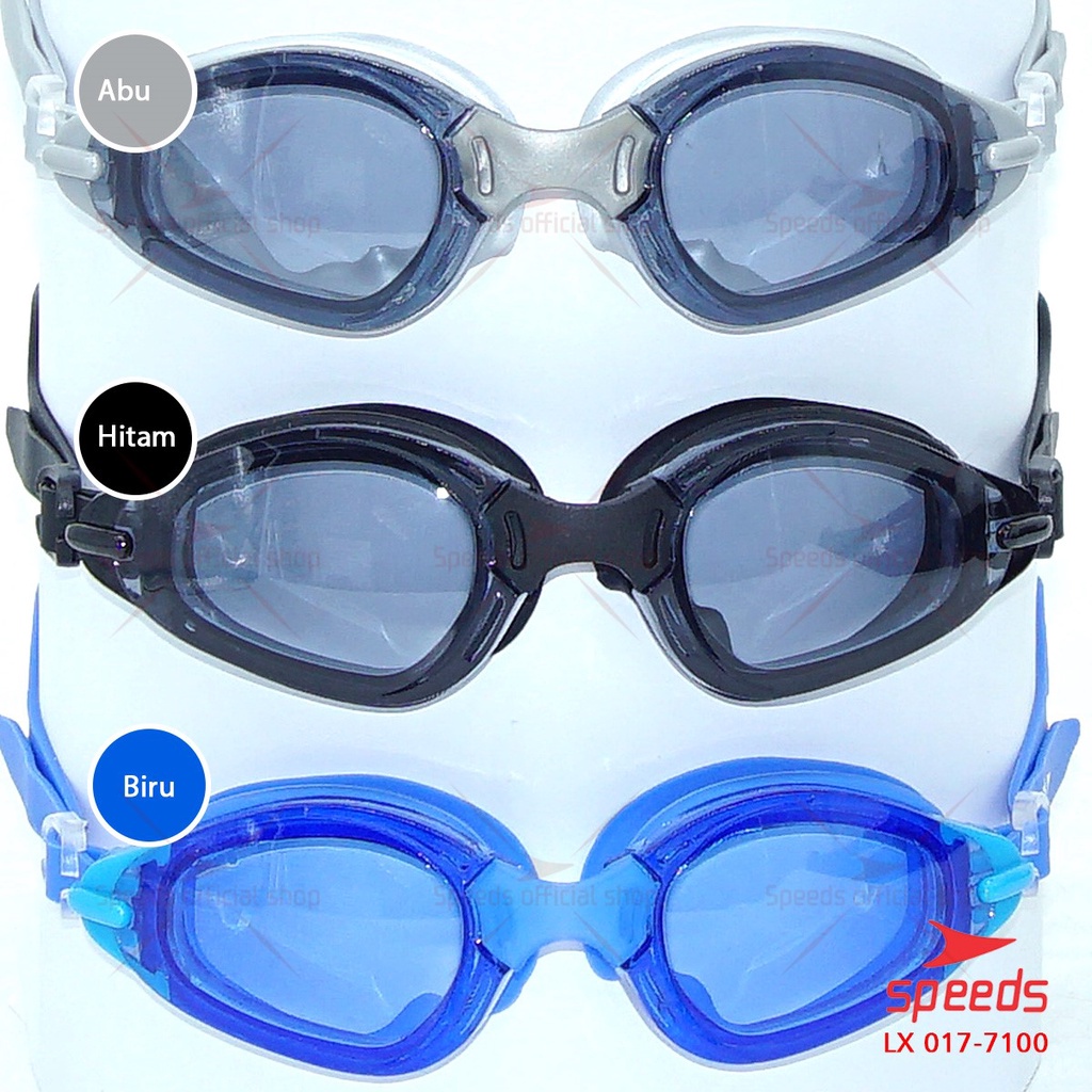 SPEEDS Kacamata Renang Dewesa Swimming Goggles Anti Fog &amp; UV Shield 017-7100