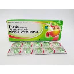 TRIOCID tablet obat maag lambung strip