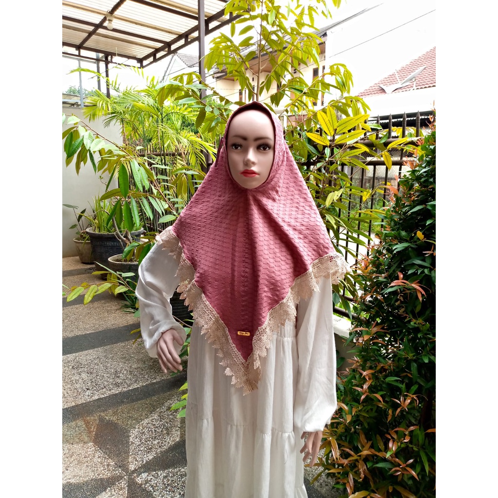 JILBAB MARIMAR - POLA V RENDA PRADA (M) - HIJAB DOI ORI