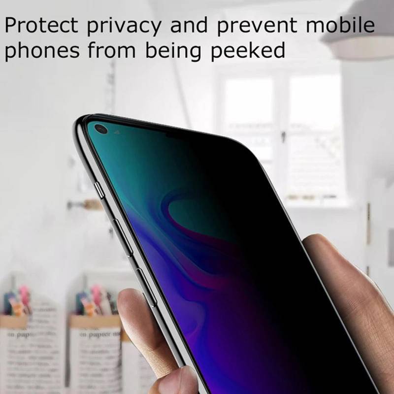 HUAWEI Pelindung Layar Tempered Glass Anti Spy Untuk Hwawei Honor Play 3 3e 4 4T 5 5T 6T Pro Honor 10 20 20i 30 30s 50 SE Magic 2 Lite