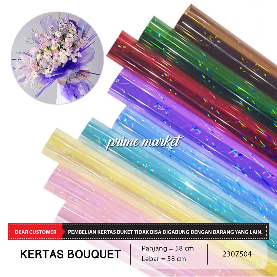 

Kertas Buket Bunga Kilat Kertas Cellophane Kertas Bunga Buket Flower Wrapping (2307504)