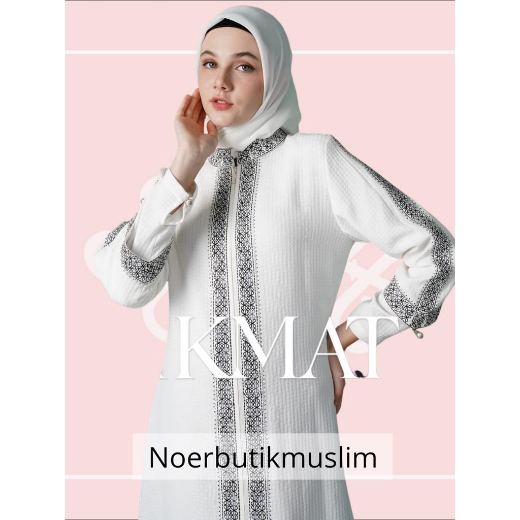 Hikmat Fashion Original A2282 Abaya Hikmat  noerbutikmuslim  Gamis turki Gamis turkey Abaya turkey A