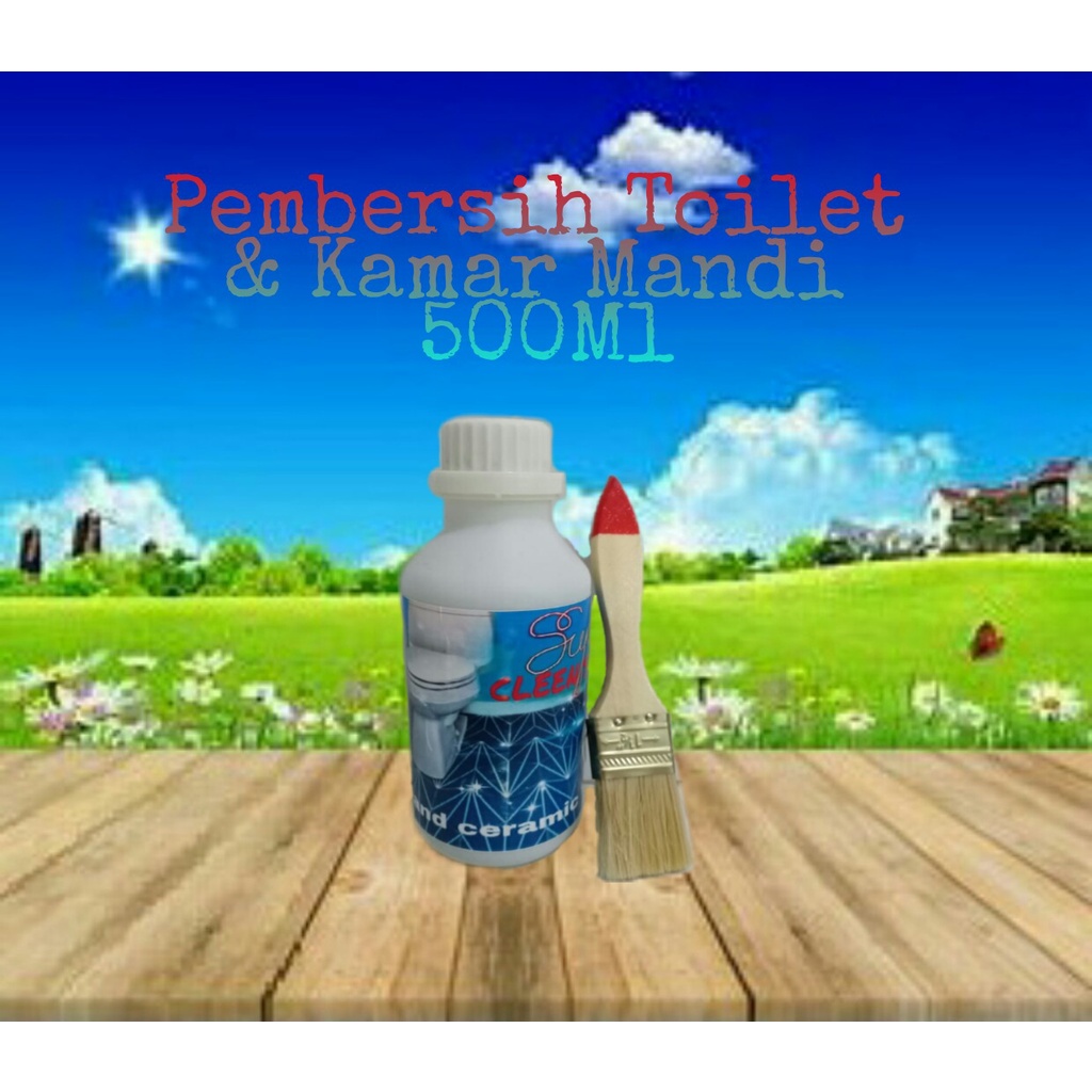 Cairan Pembersih kerak keramik/ toilet/ kloset/ wastafel / Kamar mandi / WC cleen Cleer 500ML