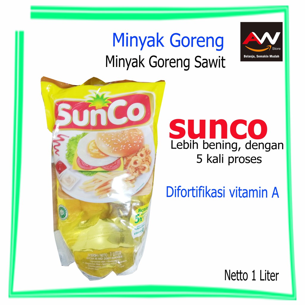 

Minyak Goreng Sunco 1 liter Minyak Sawit