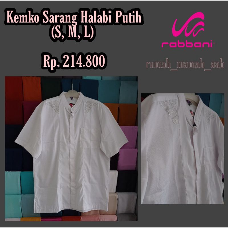Koko/Kemko Rabbani Putih, Cream, Hijau, Pemda - Original Rabbani