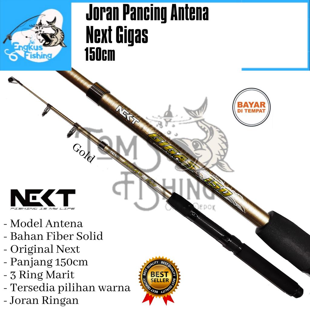 Joran Antena Pancing Next Gigas 150cm Fiber Solid Murah - Engkus Fishing