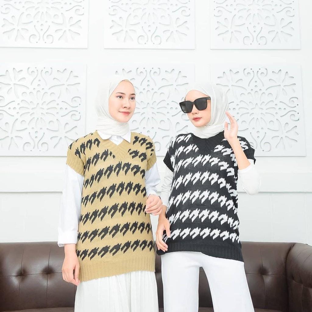Nara Grosir - Akiko Vest l Sweater Polos l Sweater Pria dan Wanita