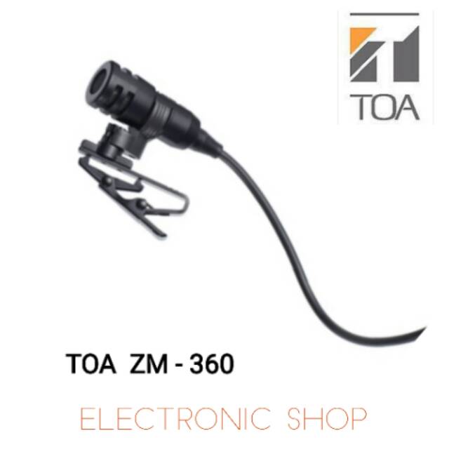 Mic Jepit TOA ZM - 360 / 361 Original
