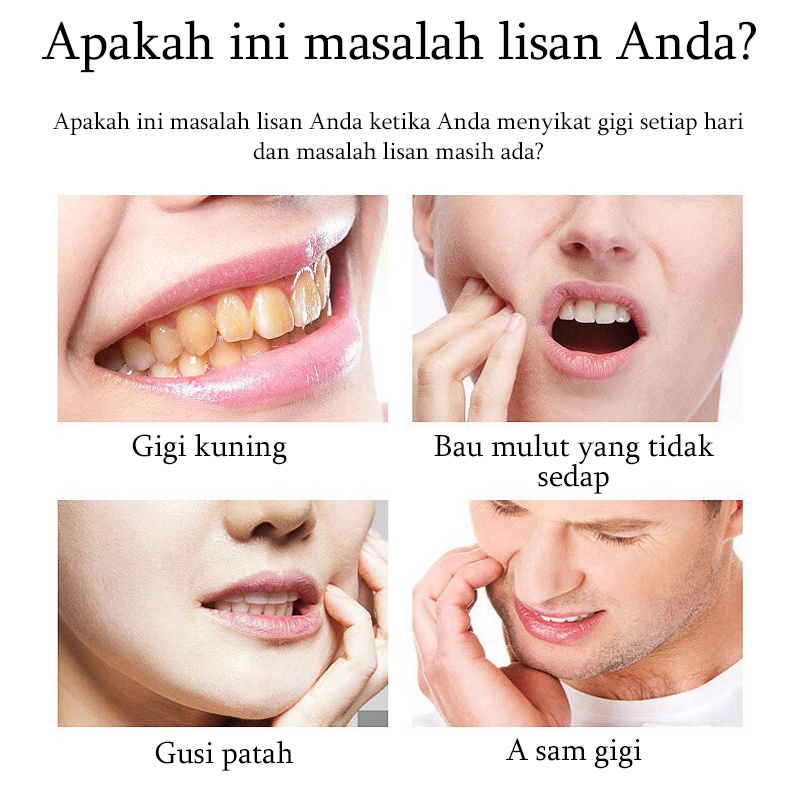 Pasta gigi whitening Gigi putih Whitening toothpaste Pasta gigi pemutih gigi Odol pemutih gigi dan karang gigi Mousse Pemutih Gigi Pembersih Mulut Pasta Gigi Berbusa Nafas Segar Menghilangkan plak dan gigi berlubang