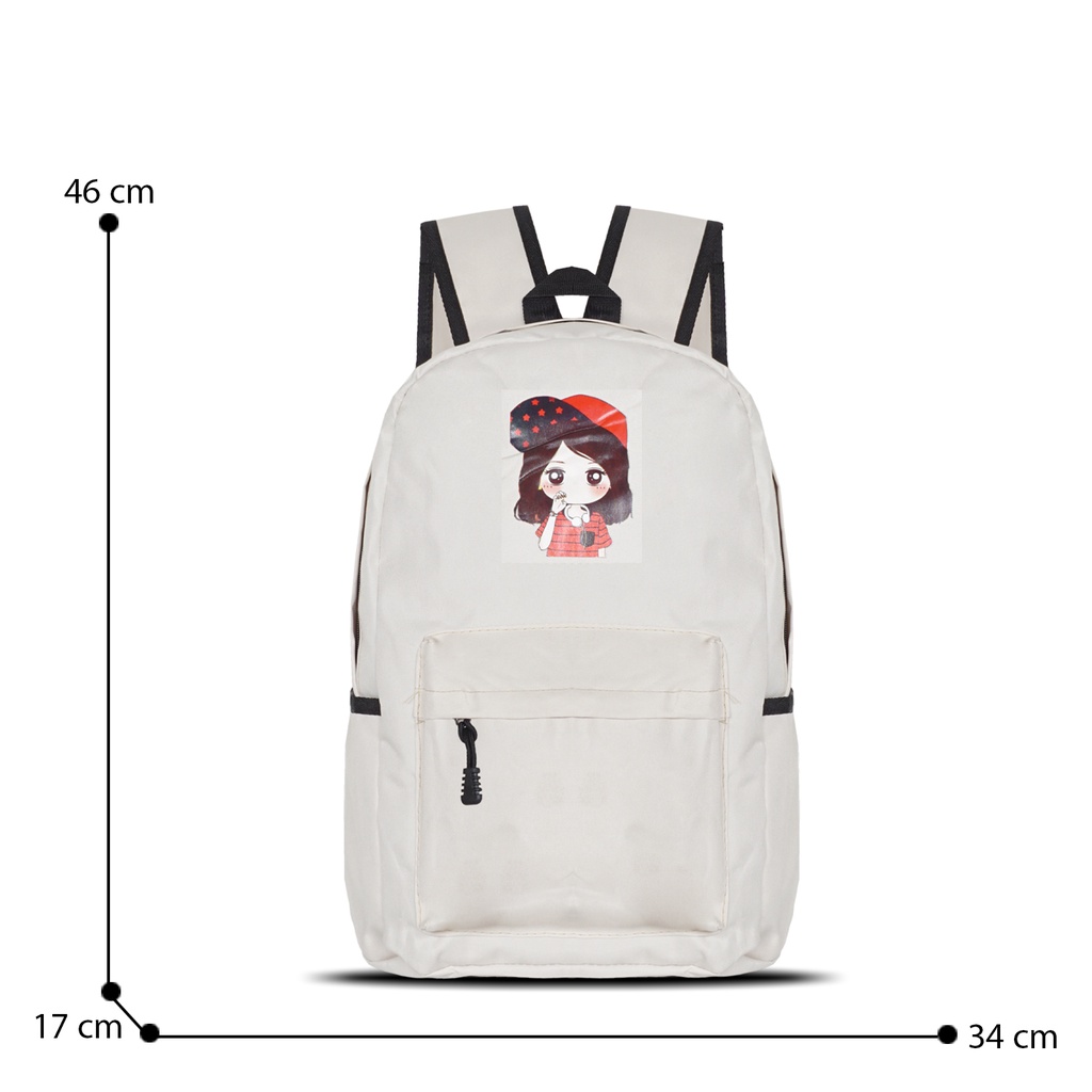 Newtonkids - Ransel Korea Terbaru/Tas Selempang Wanita/Tas Sekolah Wanita Import/ Fashion Style Travel Casual Backpack/ Anak Remaja Perempuan Bag#fFREEBUKUTULIS