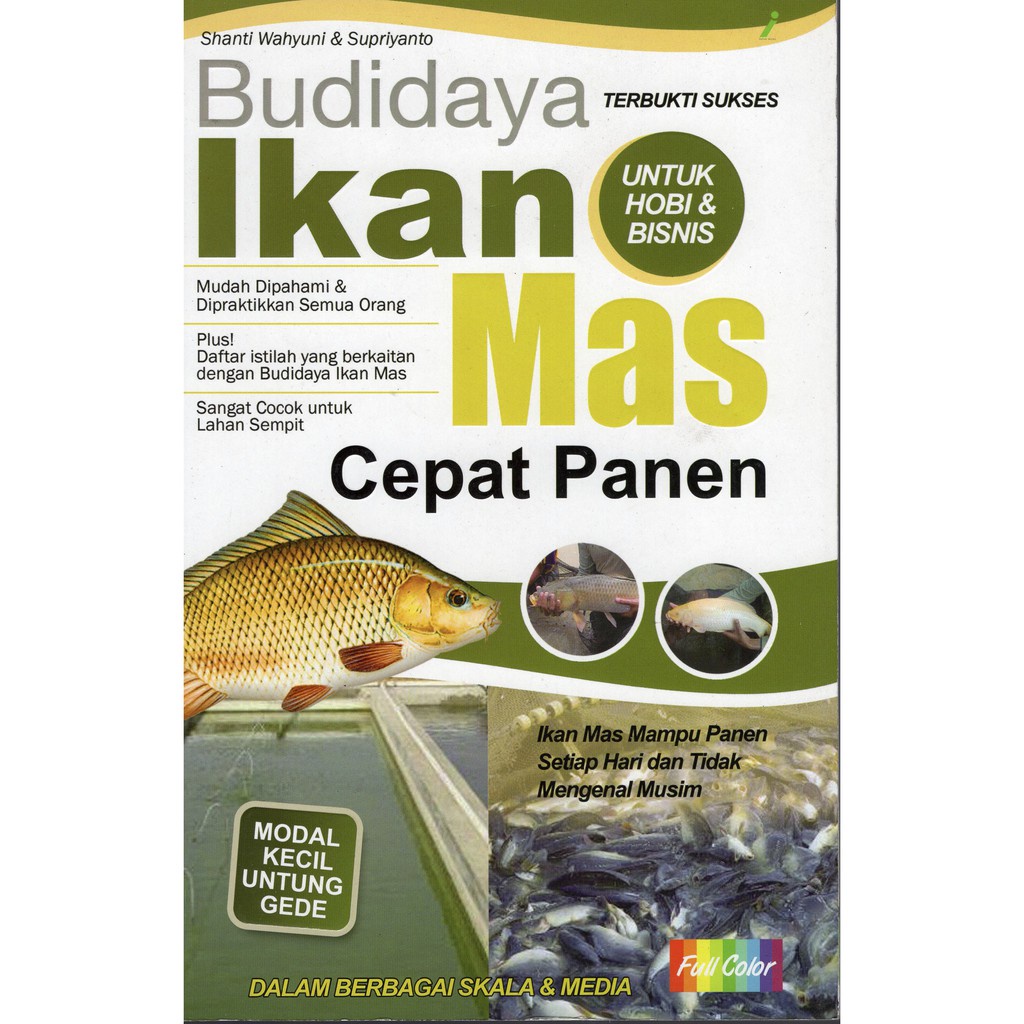 Jual Buku Budidaya Ikan Mas Cepat Panen | Shopee Indonesia