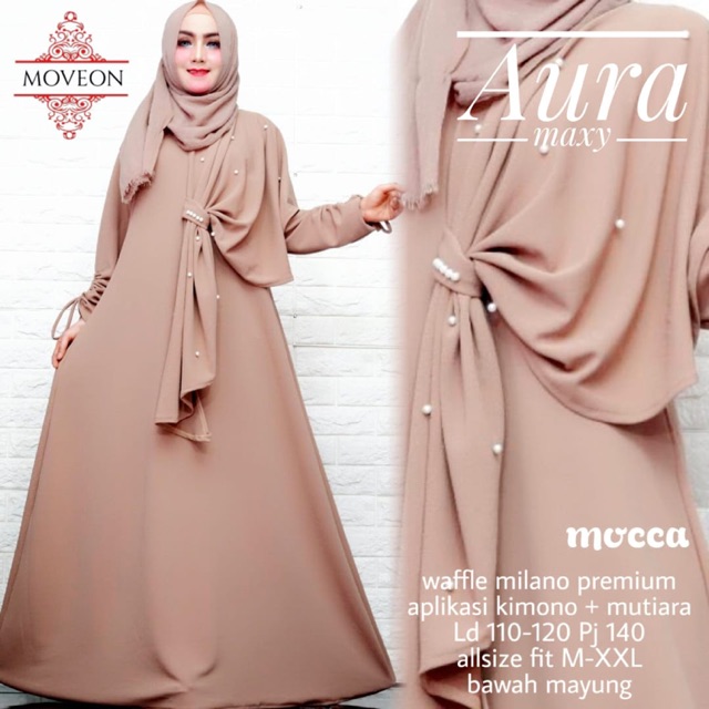 Grosir Murah aura maxy dress pesta