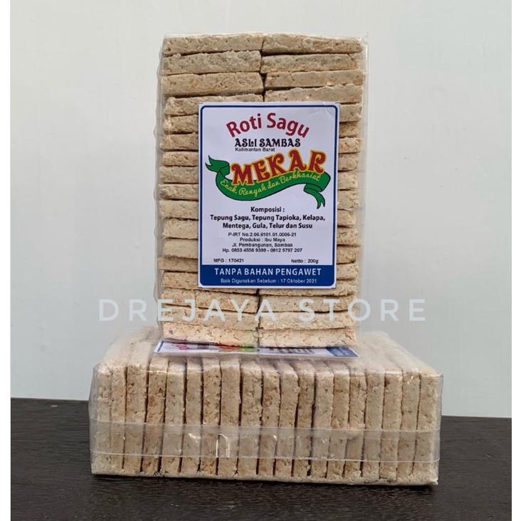 

Roti Sagu Mekar, Asli Sambas, Kalimantan Barat