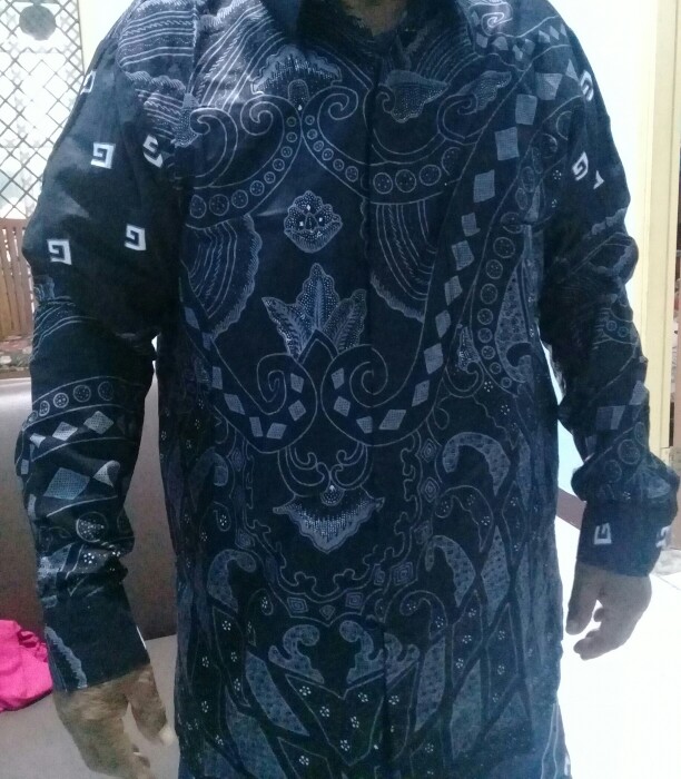 New Arrival Distro Batik Pria Bordir Sogan Hrb026 Batikaf Notoarto Batik Ipnu-ippnu Hem