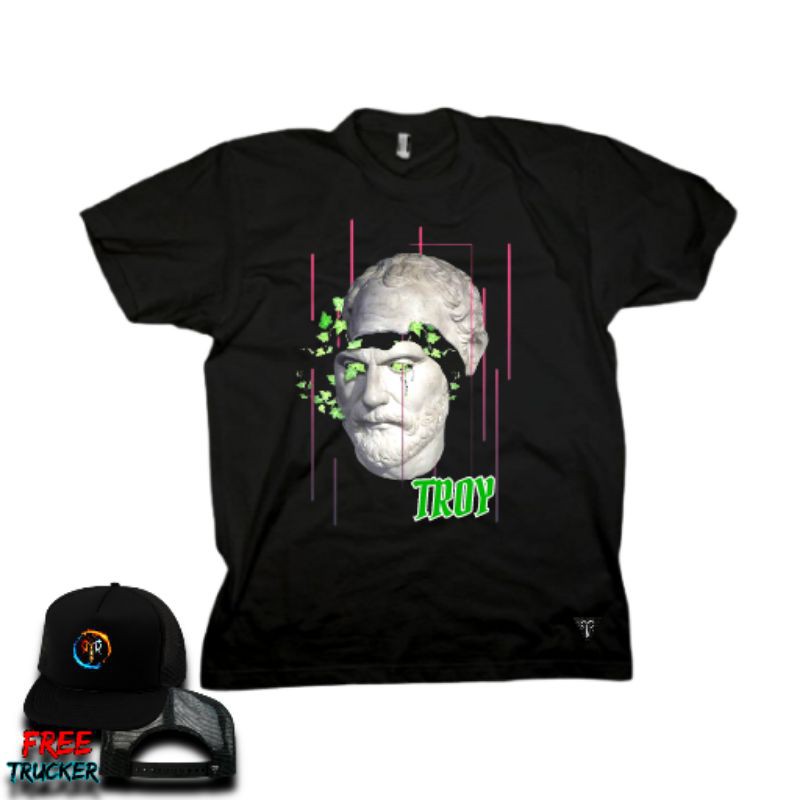 Kaos Distro pria Troy RDCL / Kaos TroyRDCL SCream R002