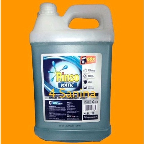 Rinso matic professional 4.5 liter / rinso matic / rinso matic deterjen cair 4.5 liter