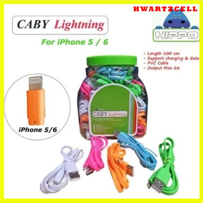 KABEL HIPPO CABY IPHONE/ KABEL DATA IPHONE ORIGINAL