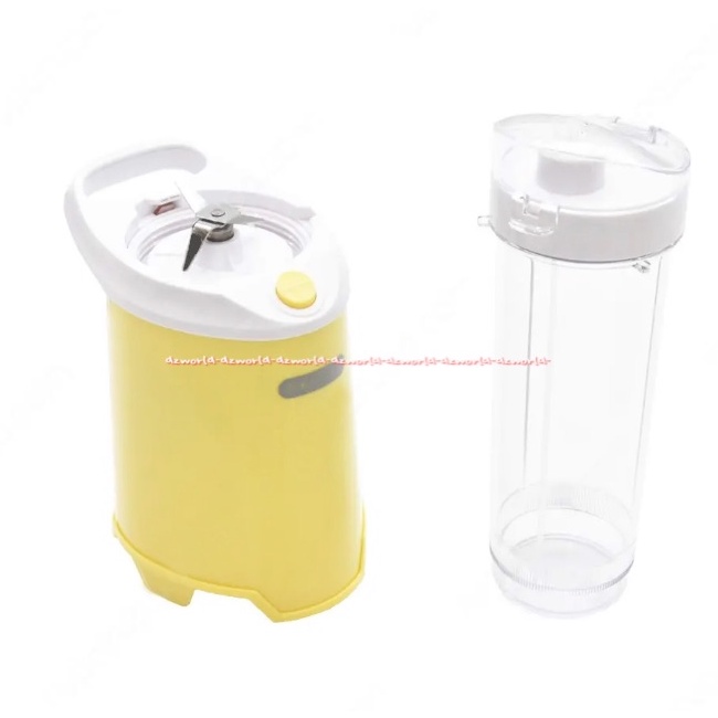 Memoo Mini Blender Yellow 0.6L Alat Pelumat Kuning Bisa Jadi Tumbler Memo Blender Listrik