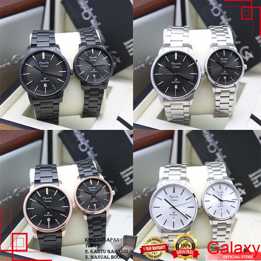 JAM TANGAN ALEXANDER CHRISTIE COUPLE ORIGINAL JAM TANGAN ALEXANDRE CHRISTIE COUPLE JAM TANGAN ORI AL