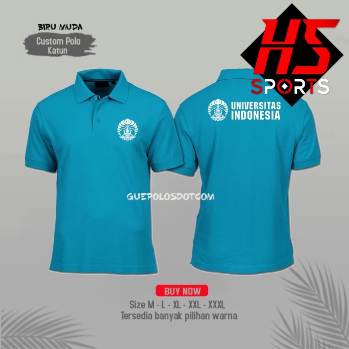 Poloshirt - Kaos Polo Kerah UI Universitas Indonesia - BAJU KERAH UI