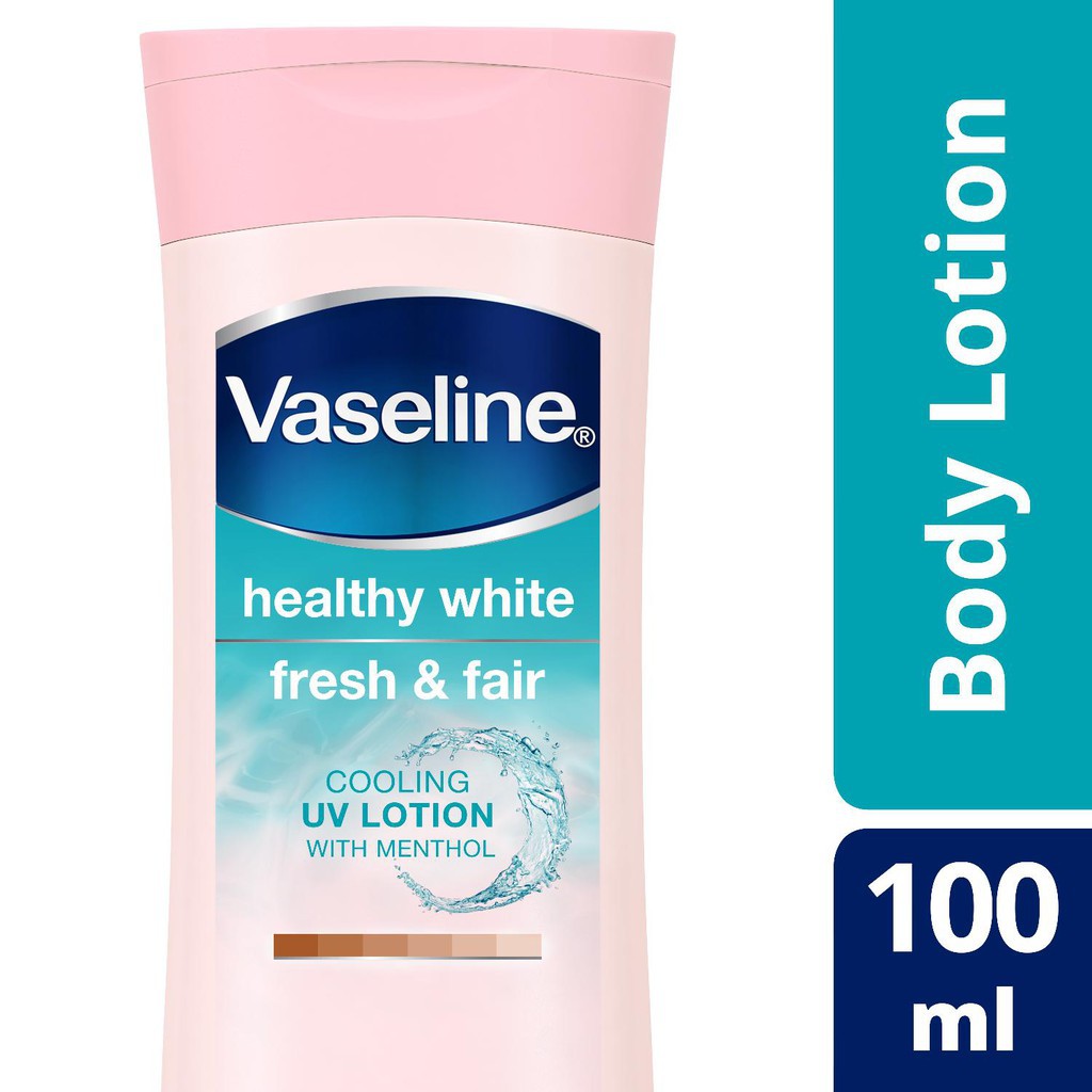 VASELINE HEALTHY WHITE FRESH &amp; BRIGHT  COOLING UV GEL LOTION