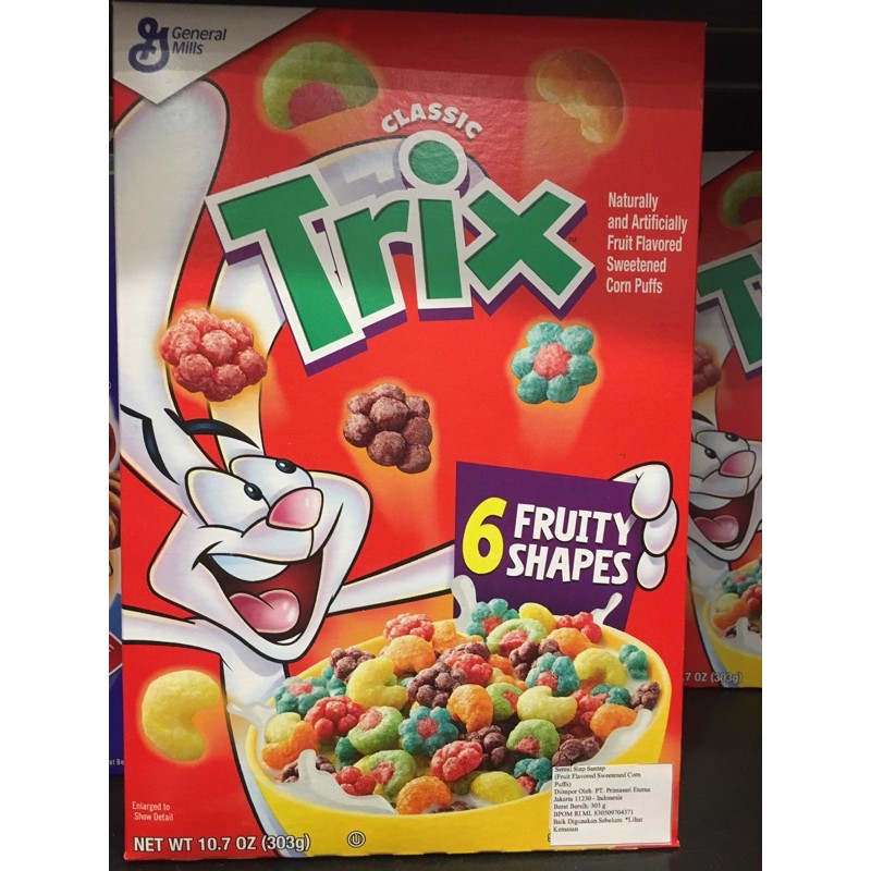 

Trix cereal fruity shapes 303gr