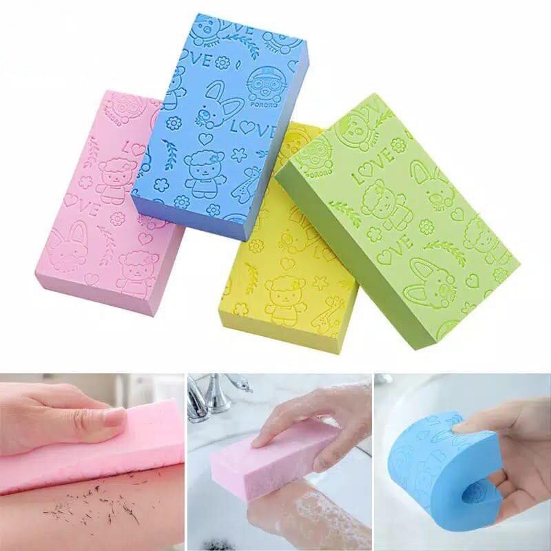 (FO)Spons Mandi Sponge Daki Spon Busa Pengangkat Kotoran Pembersih Badan Kaki Alat Gosok Sabun Bath Soap