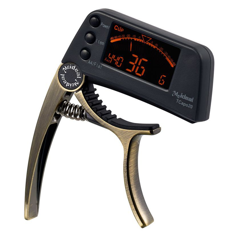 Meideal TCapo20 Deluxe Capo - Tuner Gitar