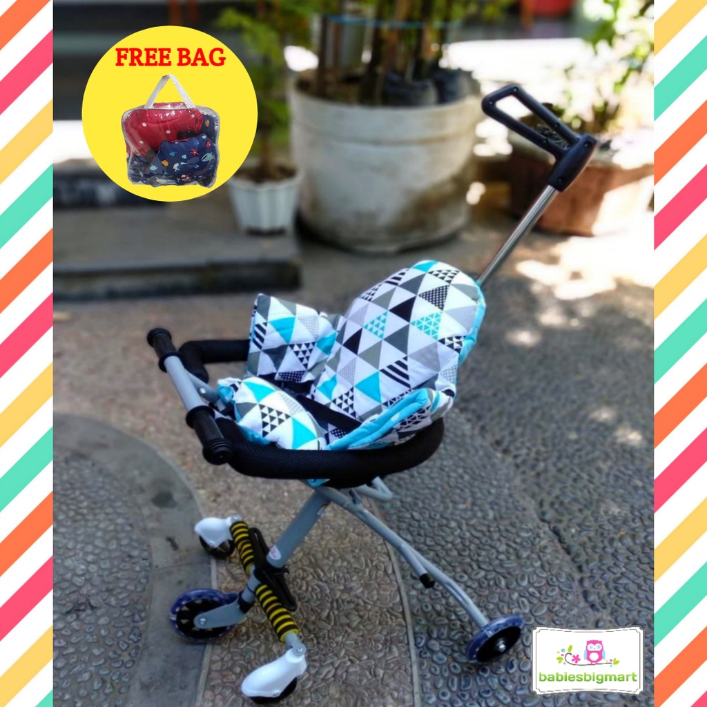 TRIKE PAD SANDARAN SEGITIGA ALAS STROLLER KERETA DORONG NEW