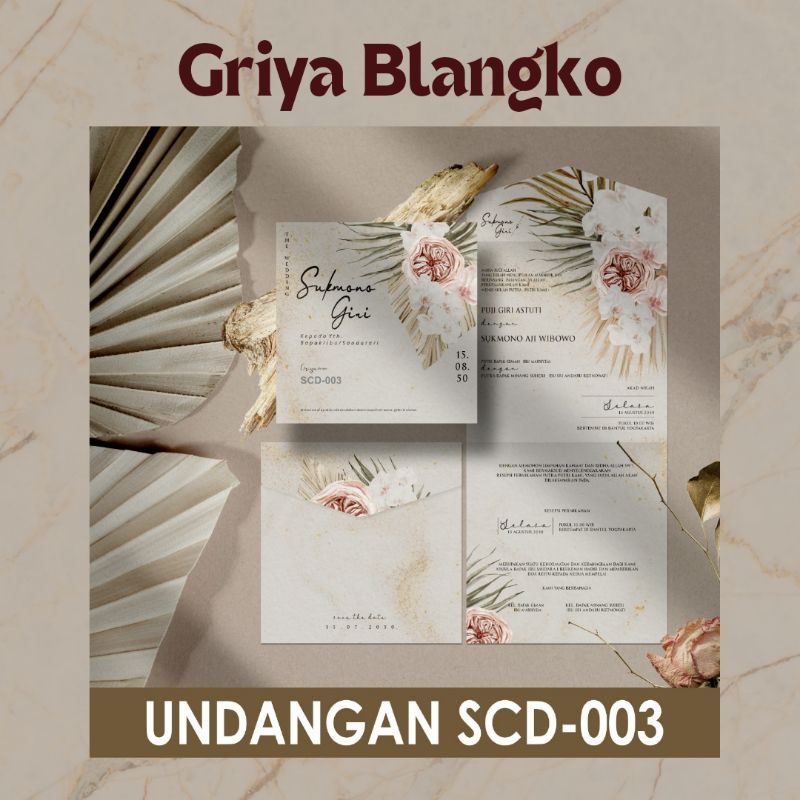Blangko Undangan Griya Blangko SCD-003