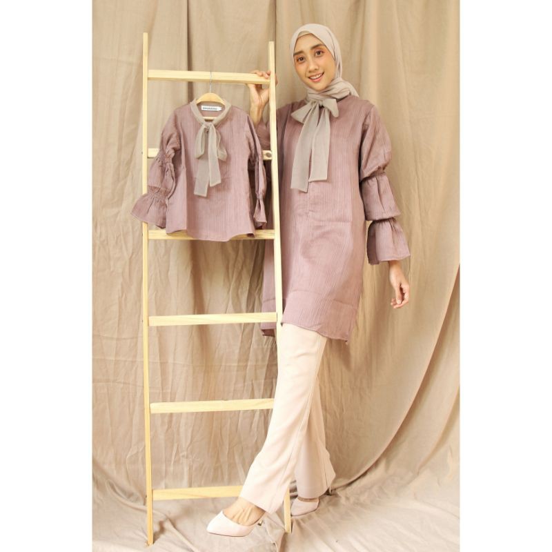 Baju Couple Ibu Anak Syabil Tunik Busui Friendly Shopee Baju Couple Ibu Anak Syabil Tunik Busui Friendly Shopee