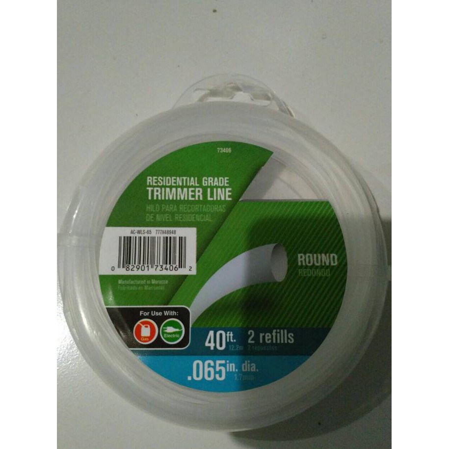 senar refill alat potong rumput merk krisbow 300w dan 350w