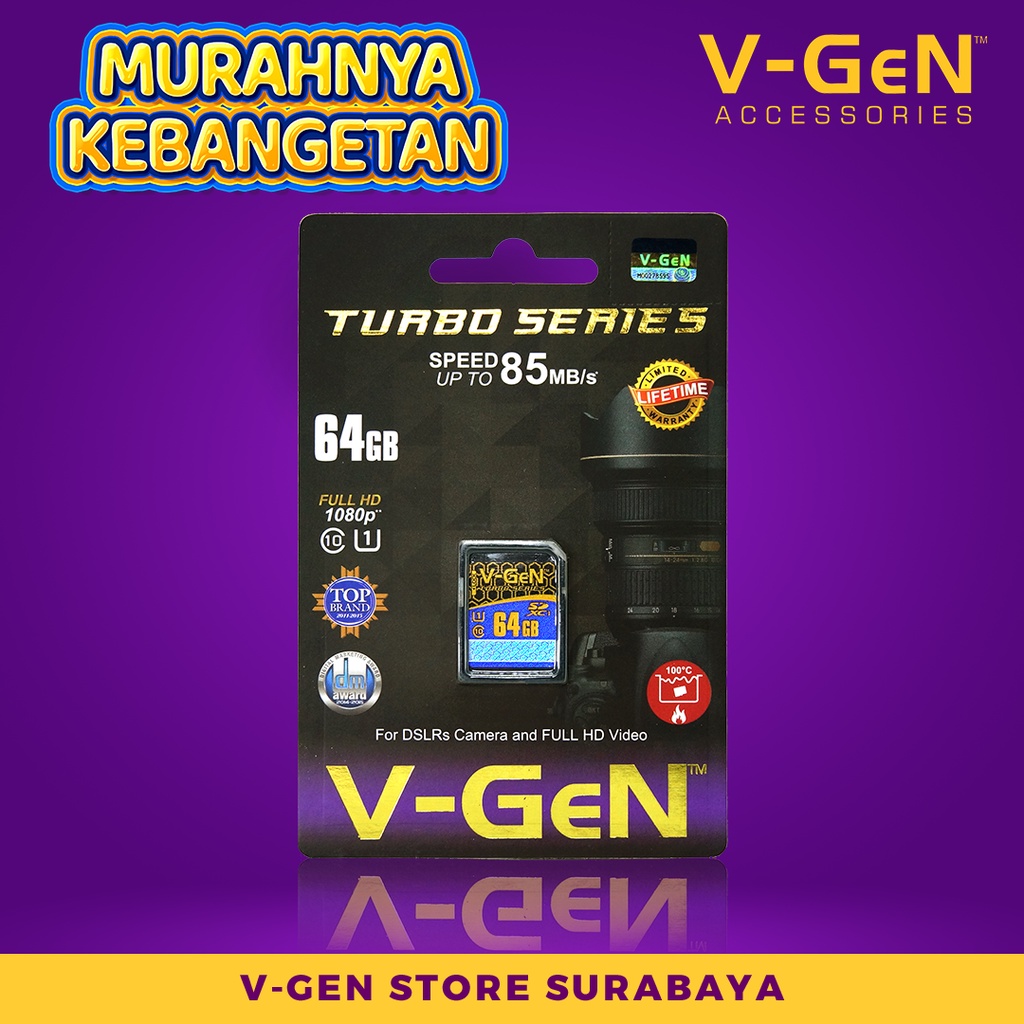 SD CARD VGEN 64GB CLAS 10 / TURBO