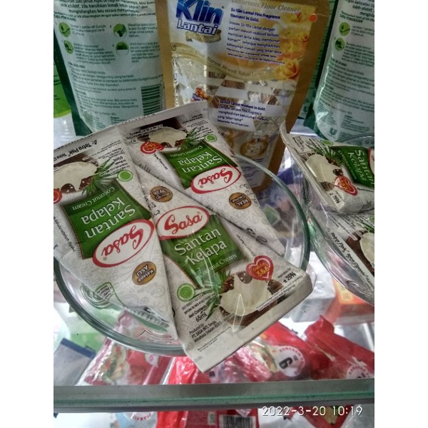 sasa santan 3 ,free 1 mangkok