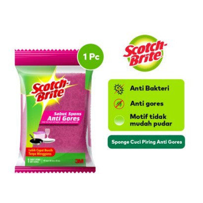 3M Scotch Brite ID 37 Sabut Spons Anti Gores