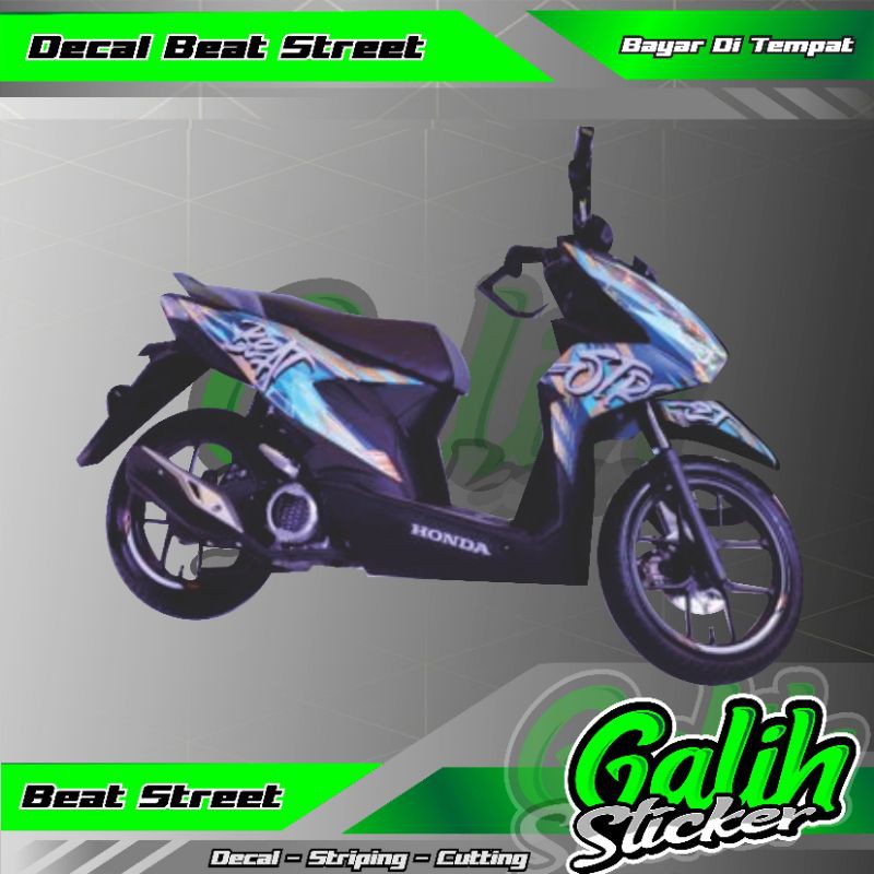 Decal Beat Street Terlaris - Variasi Decal Beat Street - Sticker Motor Beat Street 2020