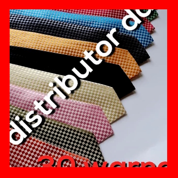 Dasi pria motif kotak dua warna 3 inch 8 cm polyester premium ready stok