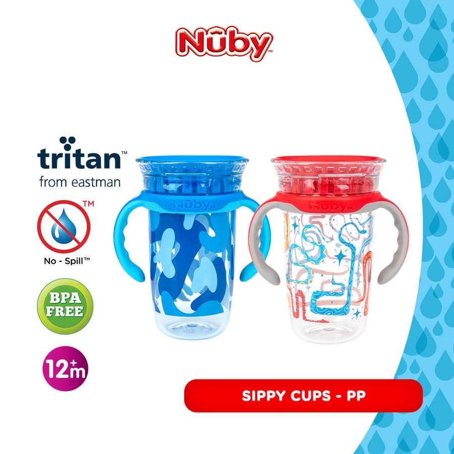 Nuby Tritan Smart Cup 300ML Gelas Anak