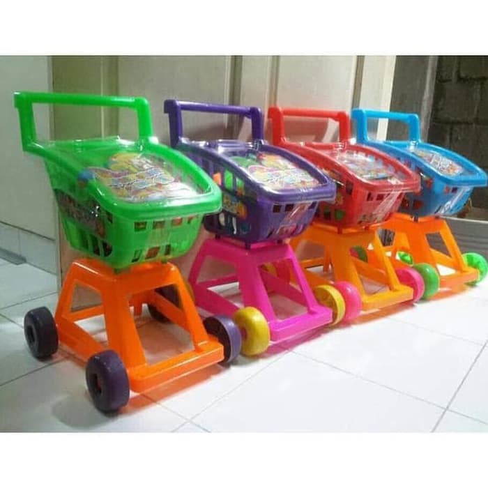 Mainan Keranjang Belanja / Trolley Super Market set 918